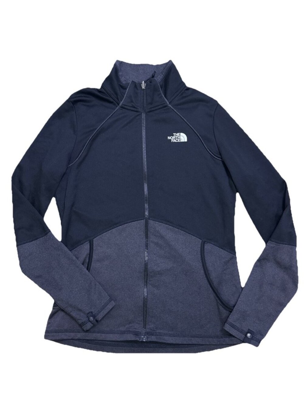 The North Face Jacket Women Medium Black Gray Cinder 100 Lightweight Performance